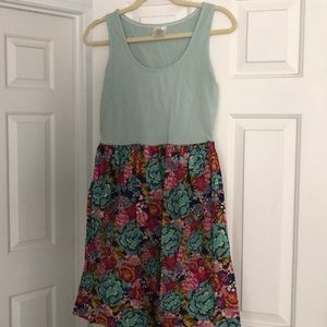 Matilda Jane womens medium platinum dress